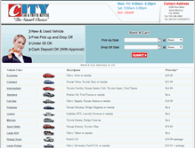 Tablet Screenshot of citycarrentalla.com